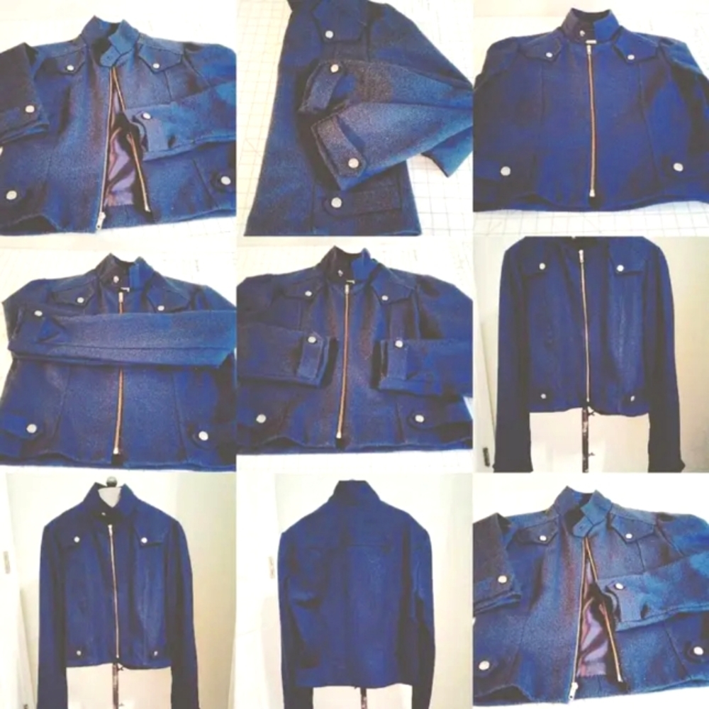 Men's Motor Cycle Style Jacket - Picture 7 of 7